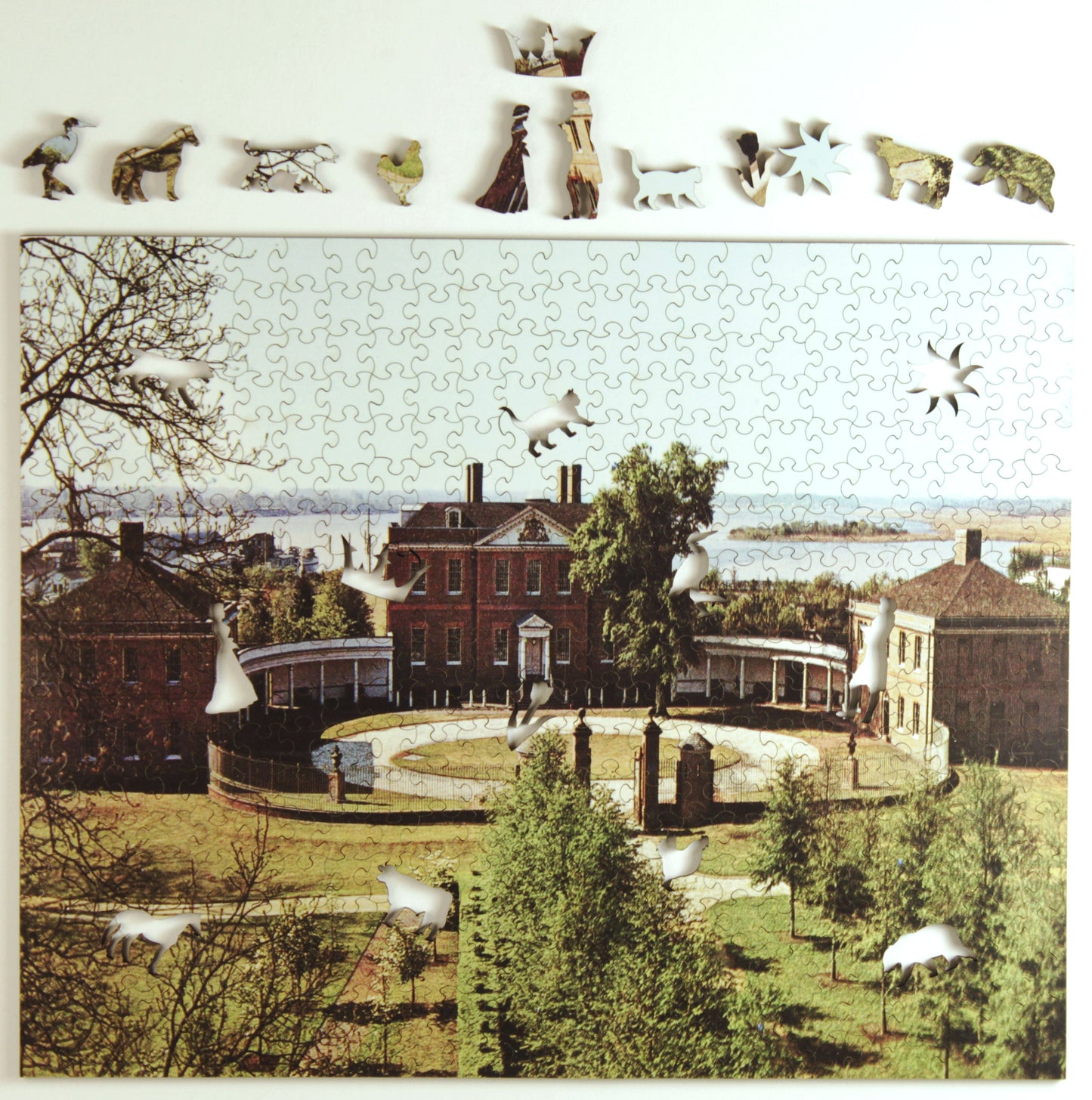Tryon Palace, wooden puzzle, 467 pcs