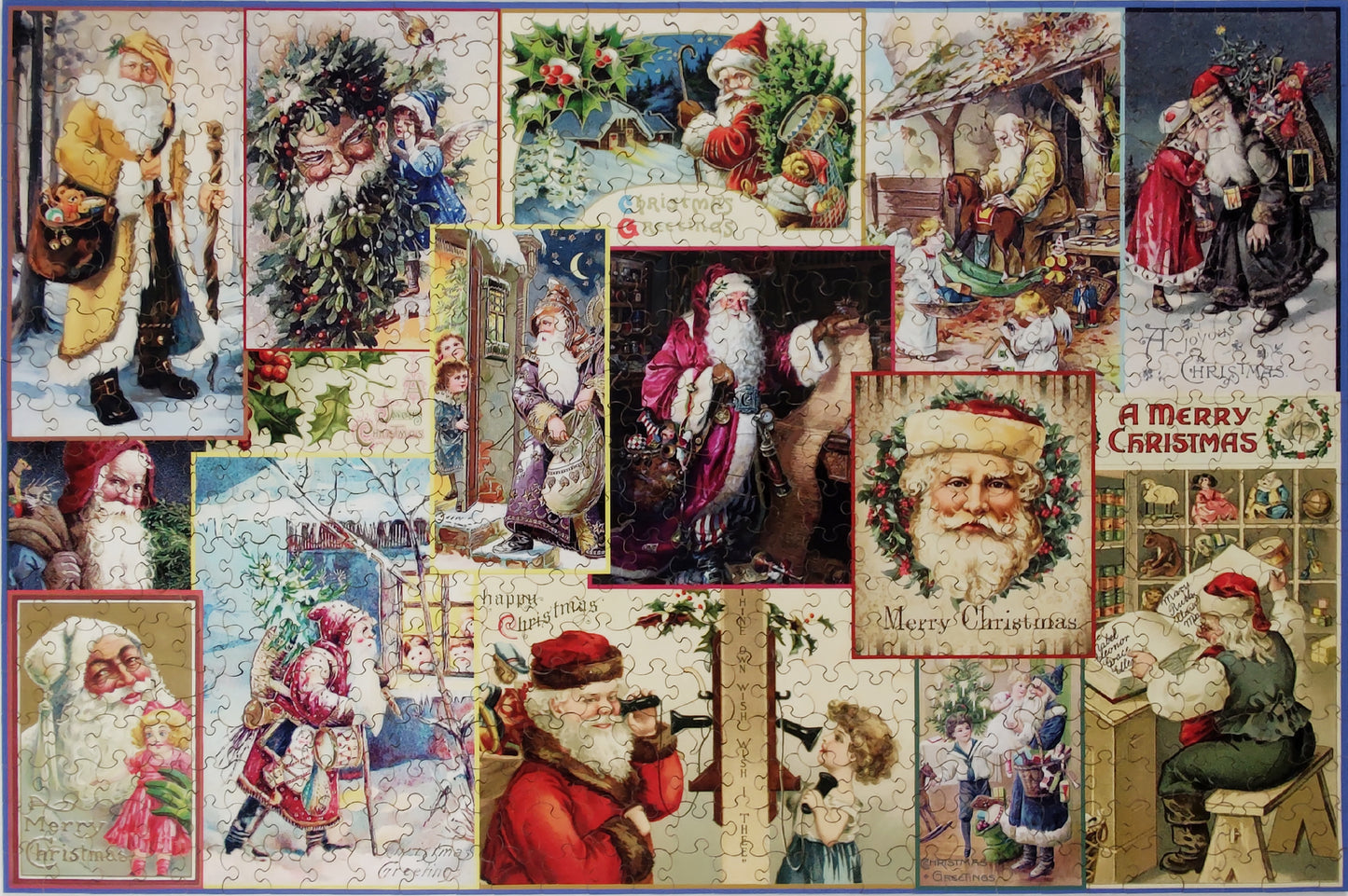 Old Saint Nick, wooden puzzle, 609 pcs