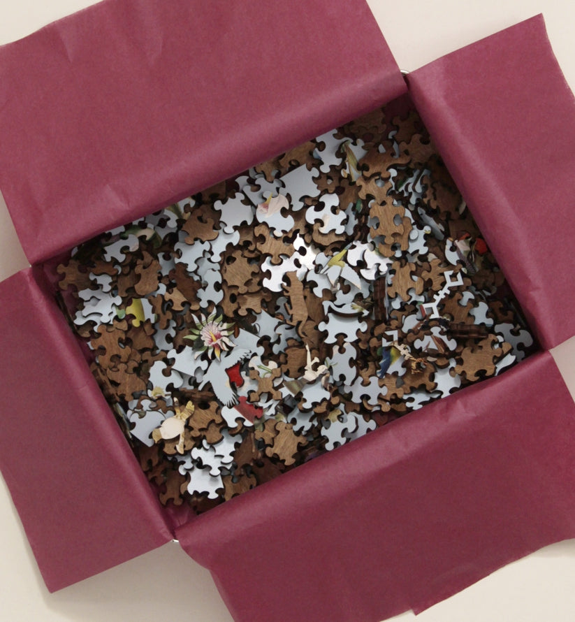 Birds, wooden puzzle, 360 pcs