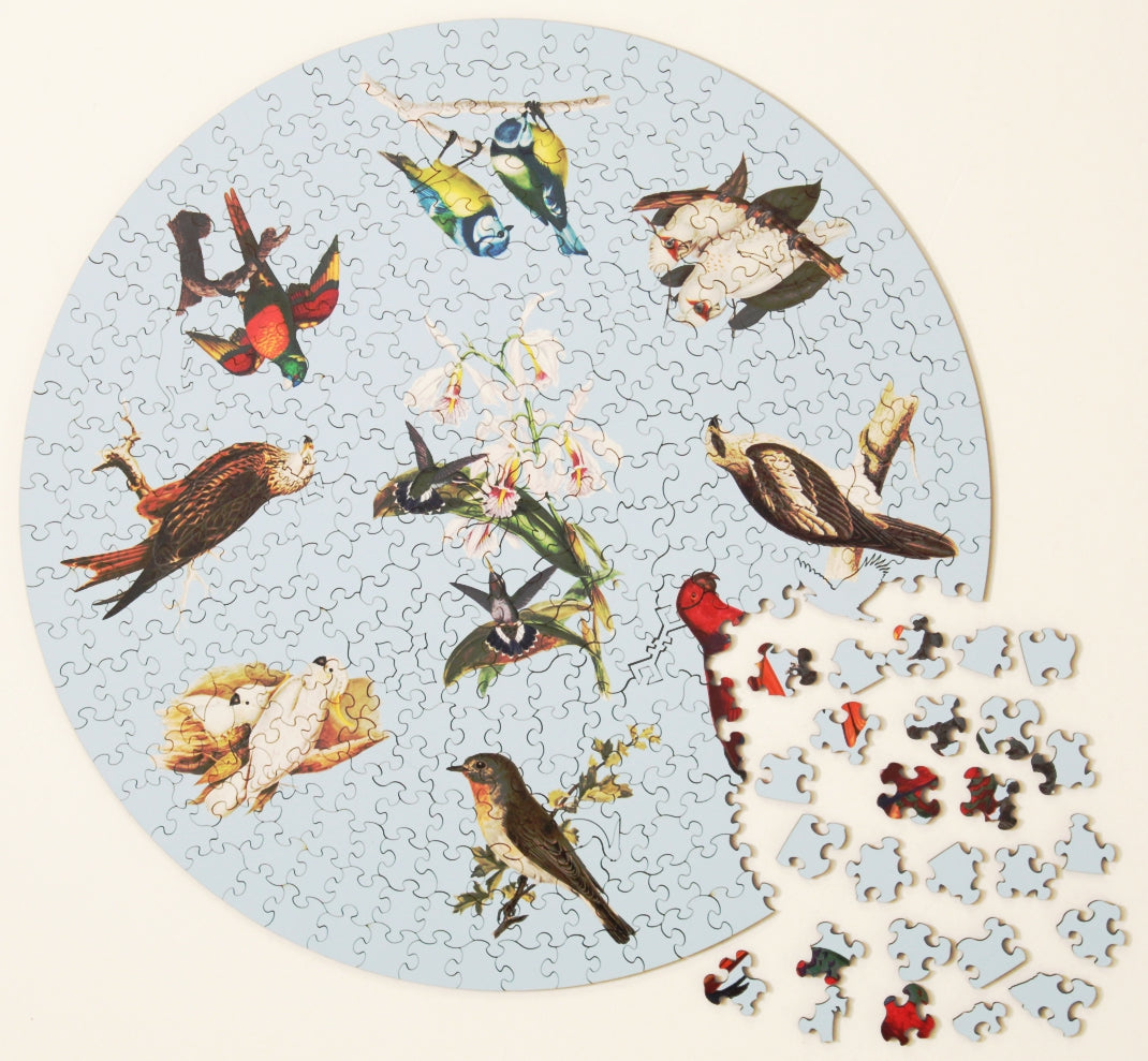 Birds, wooden puzzle, 360 pcs