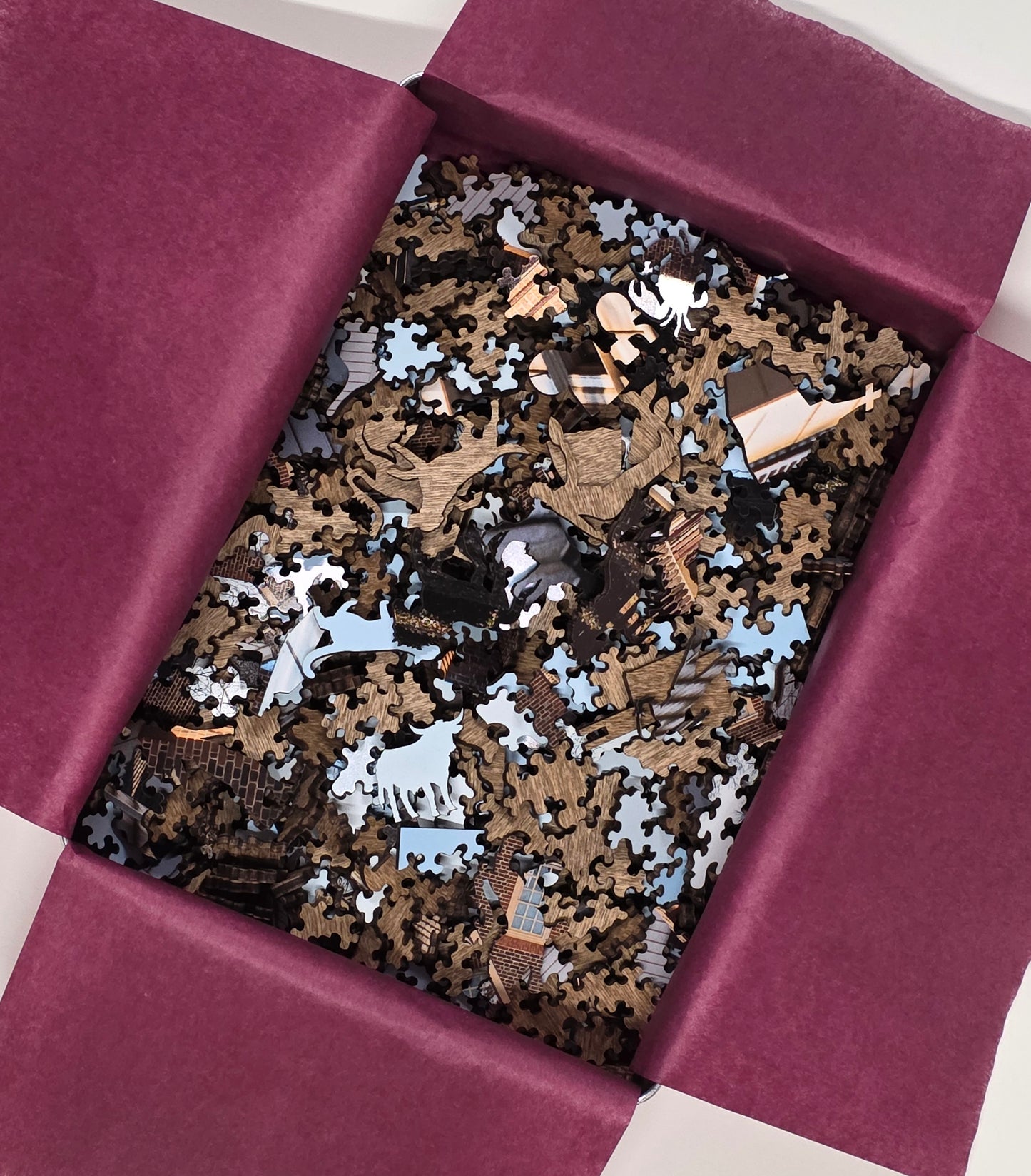 Colonial Backyards, wooden puzzle, 770pcs