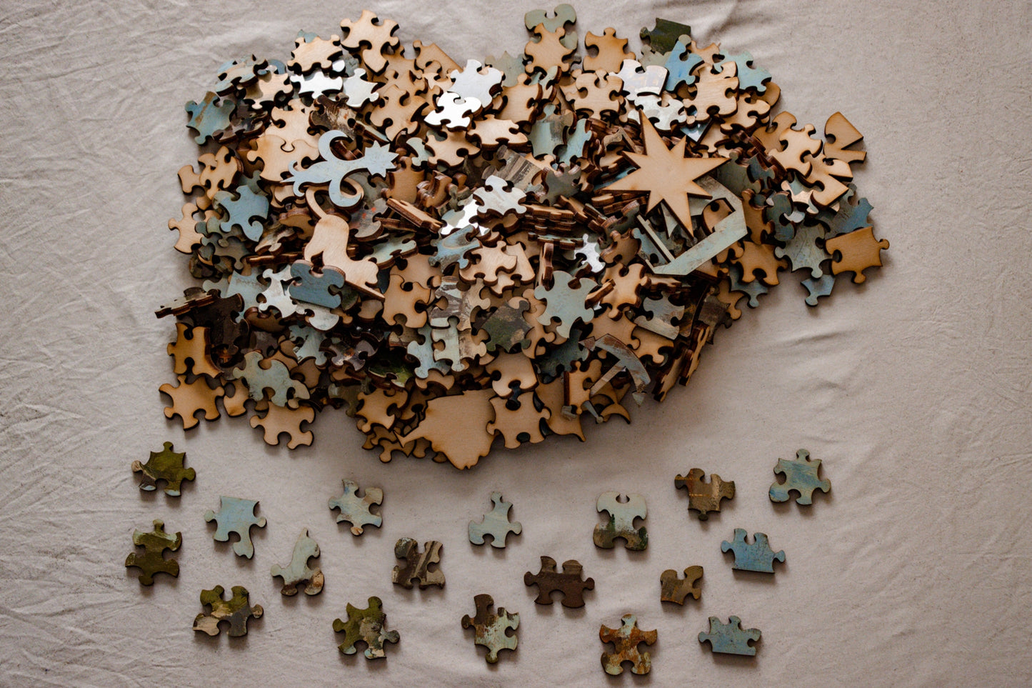 Ships Riding on the Seine, Monet, wooden puzzle, 457 pcs