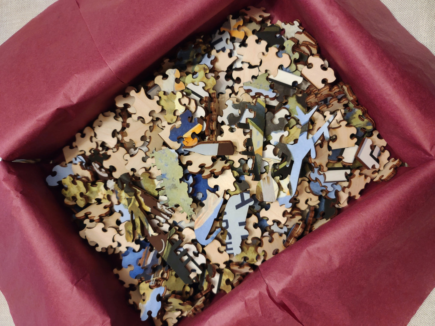 Italian Riviera, wooden puzzle, 494 pcs