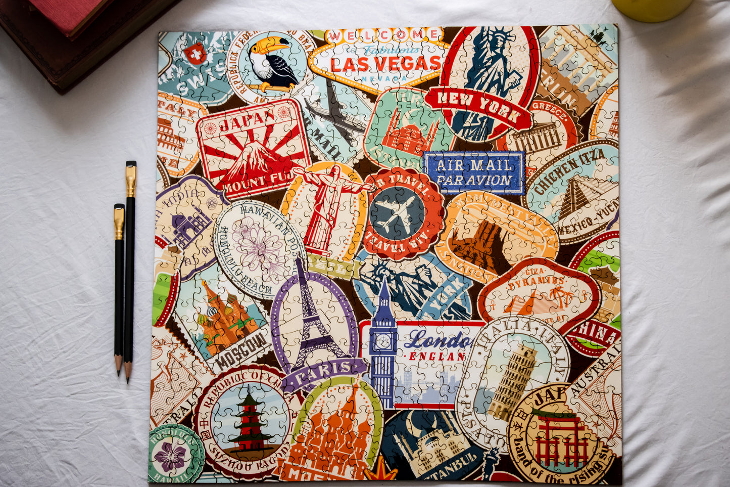 My Travel Trunk, wooden puzzle, 454 pcs