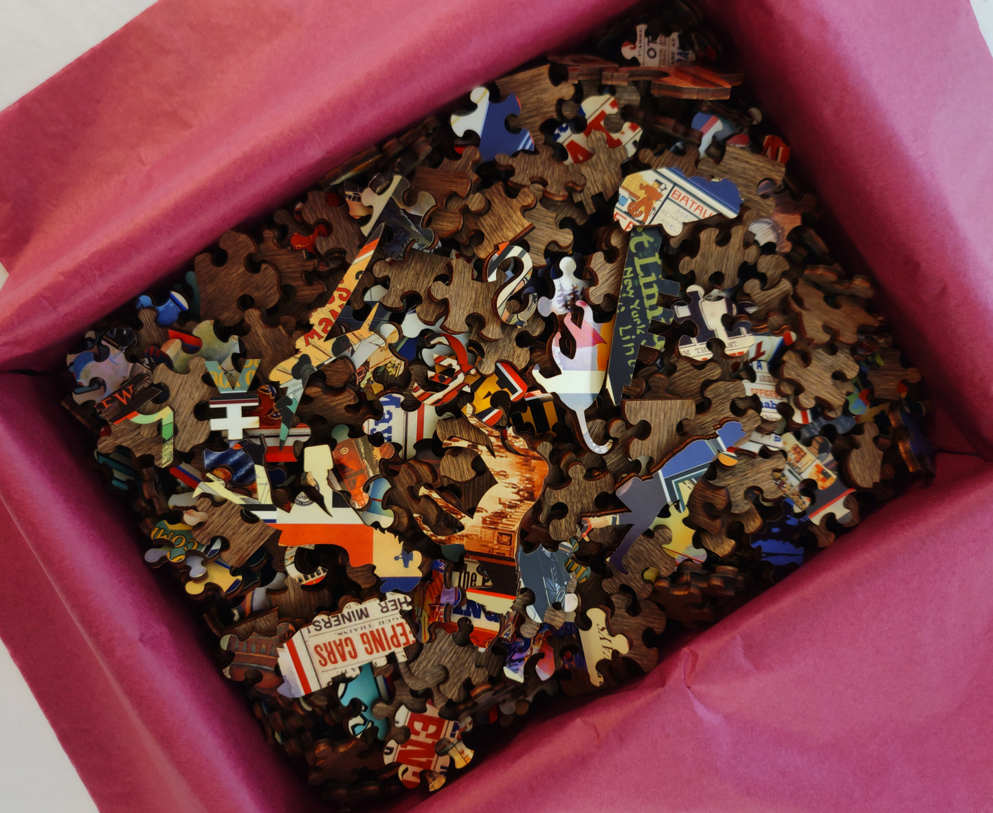 The Golden Age of Travel, wooden puzzle, 608 pcs
