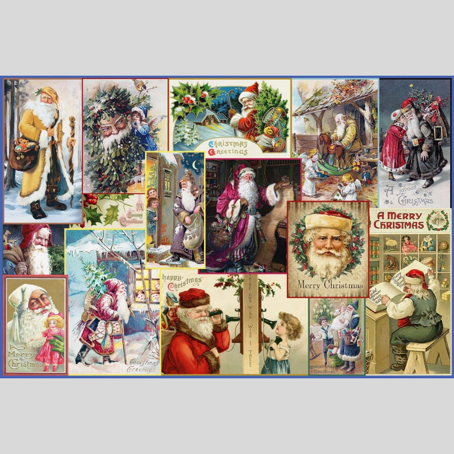 Old Saint Nick, wooden puzzle, 609 pcs